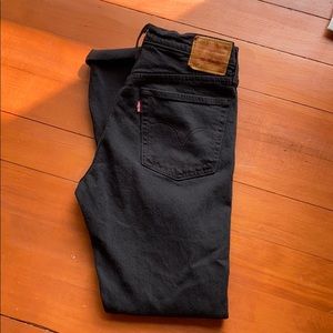 Black Levi’s 501 Skinny Jeans